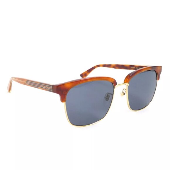 Auth GUCCI Sunglasses Brown Plastic/Metal -